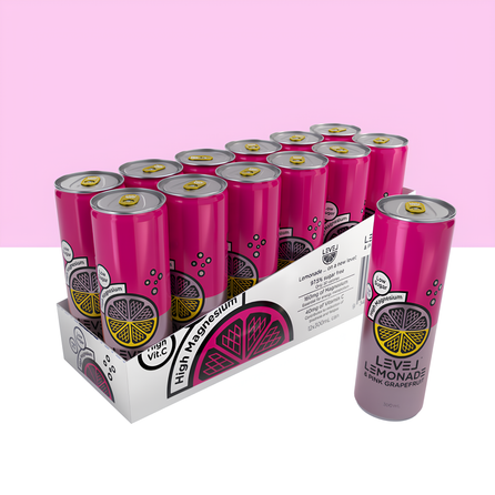 Lemonade & Pink Grapefruit cans