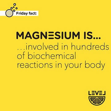 Magnesium is... involved in hundreds of biochemical reactions in your body