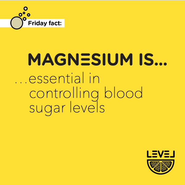 Magnesium is... essential in controlling blood sugar levels