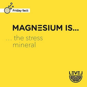 Magnesium... is the stress mineral