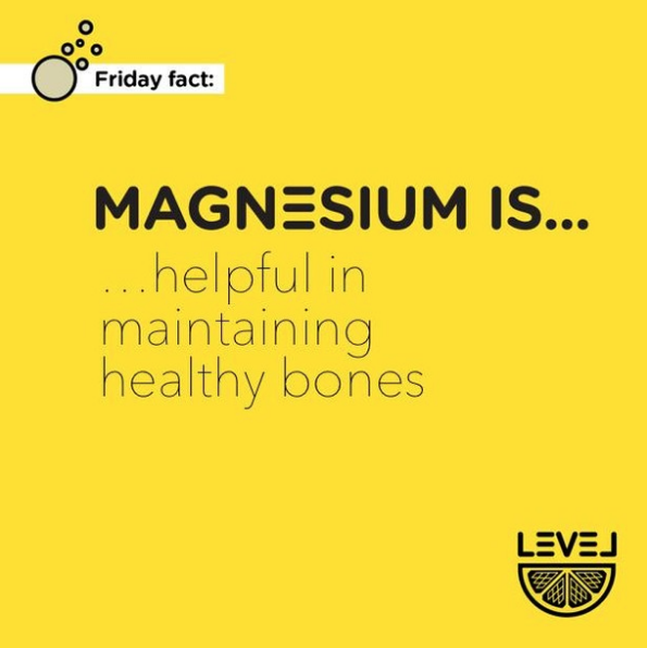 Magnesium is... helpful in maintaining healthy bones