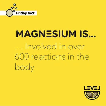 Magnesium... is involved in over 600 reactions in the body
