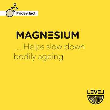 Magnesium... helps slow down body ageing