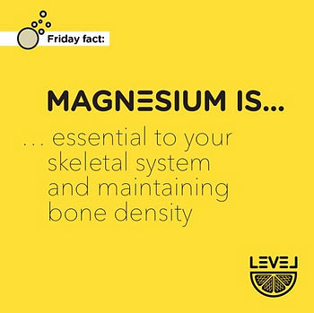 Magnesium... is essential to your skeletal system and maintaining bone density