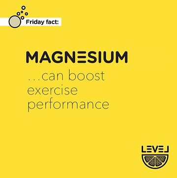 Magnesium... can boost exercise performance