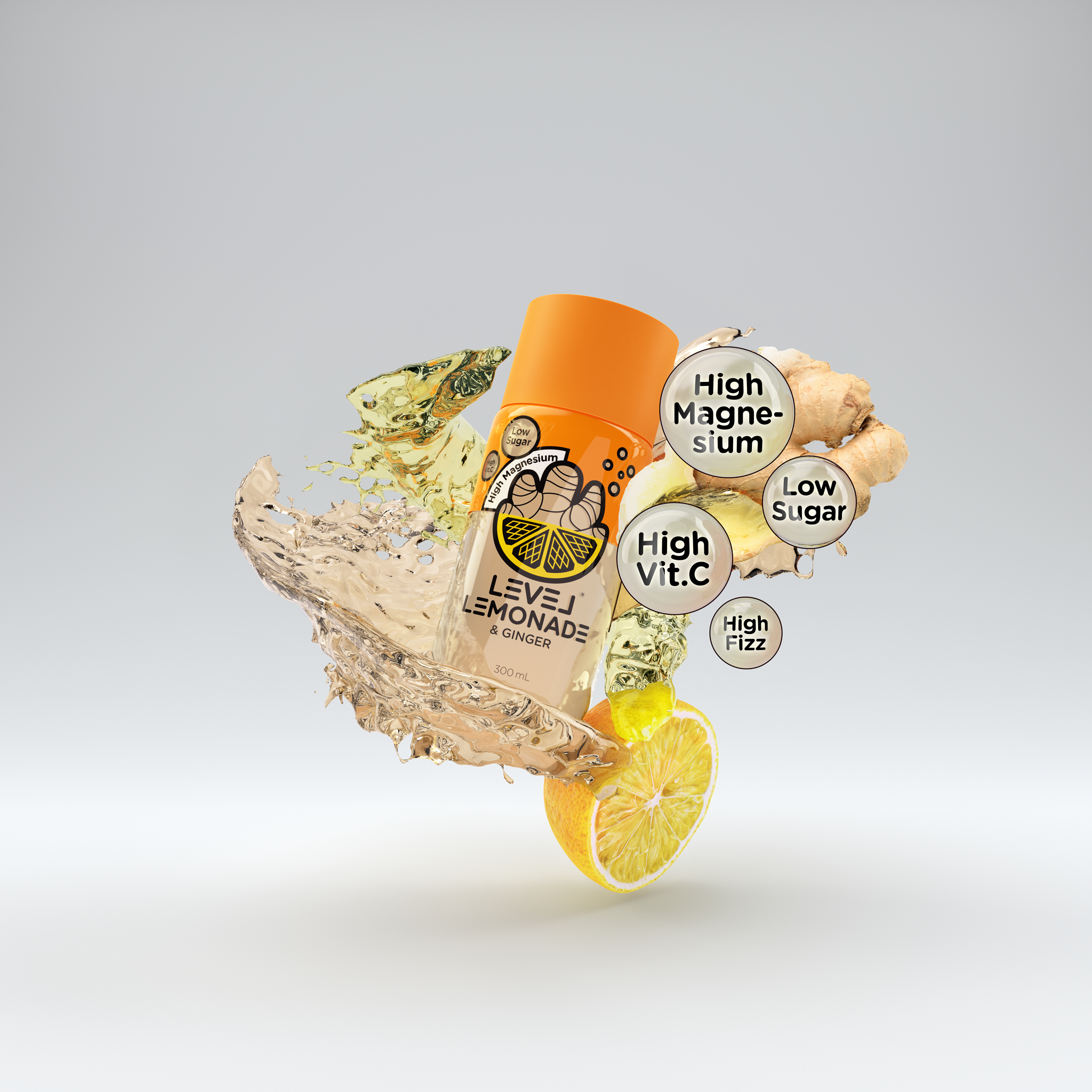 Lemonade & Ginger Bottles