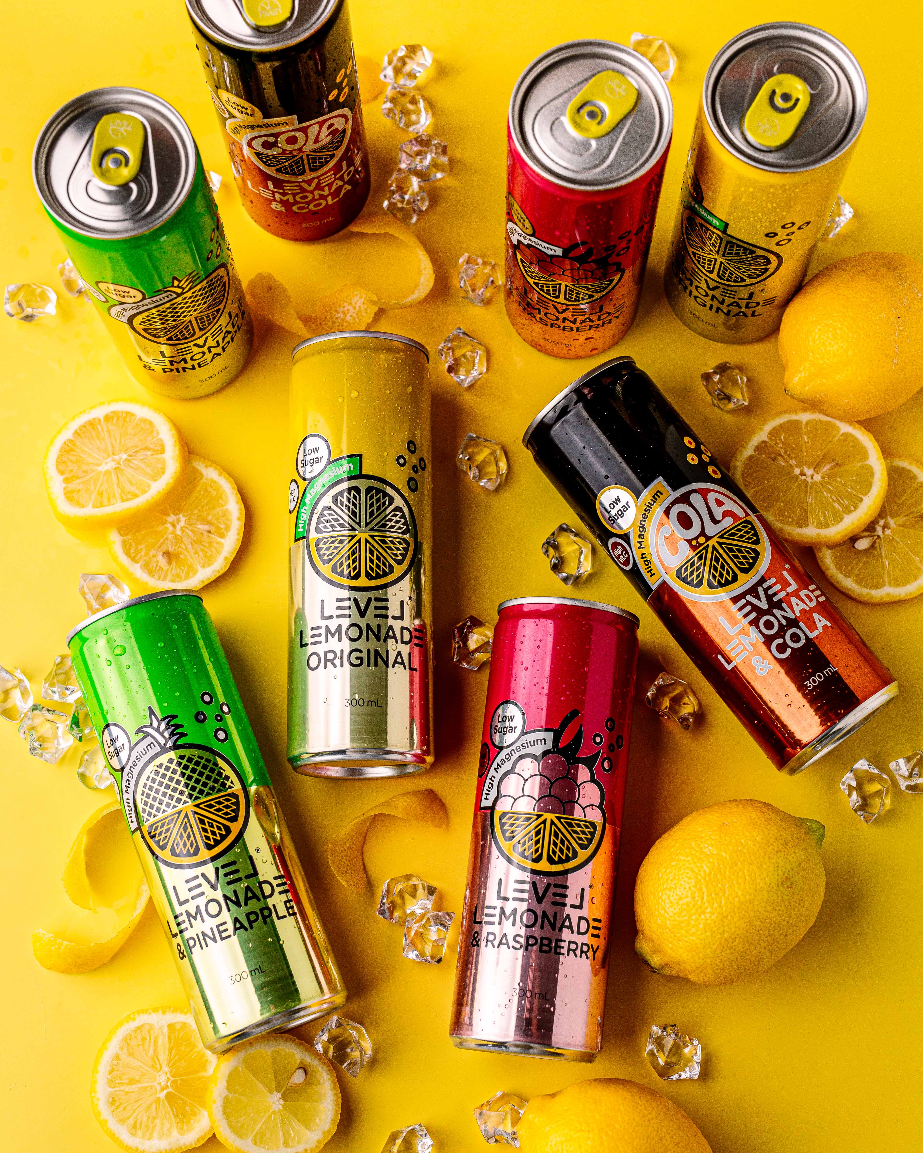 Lemonade & Raspberry Cans