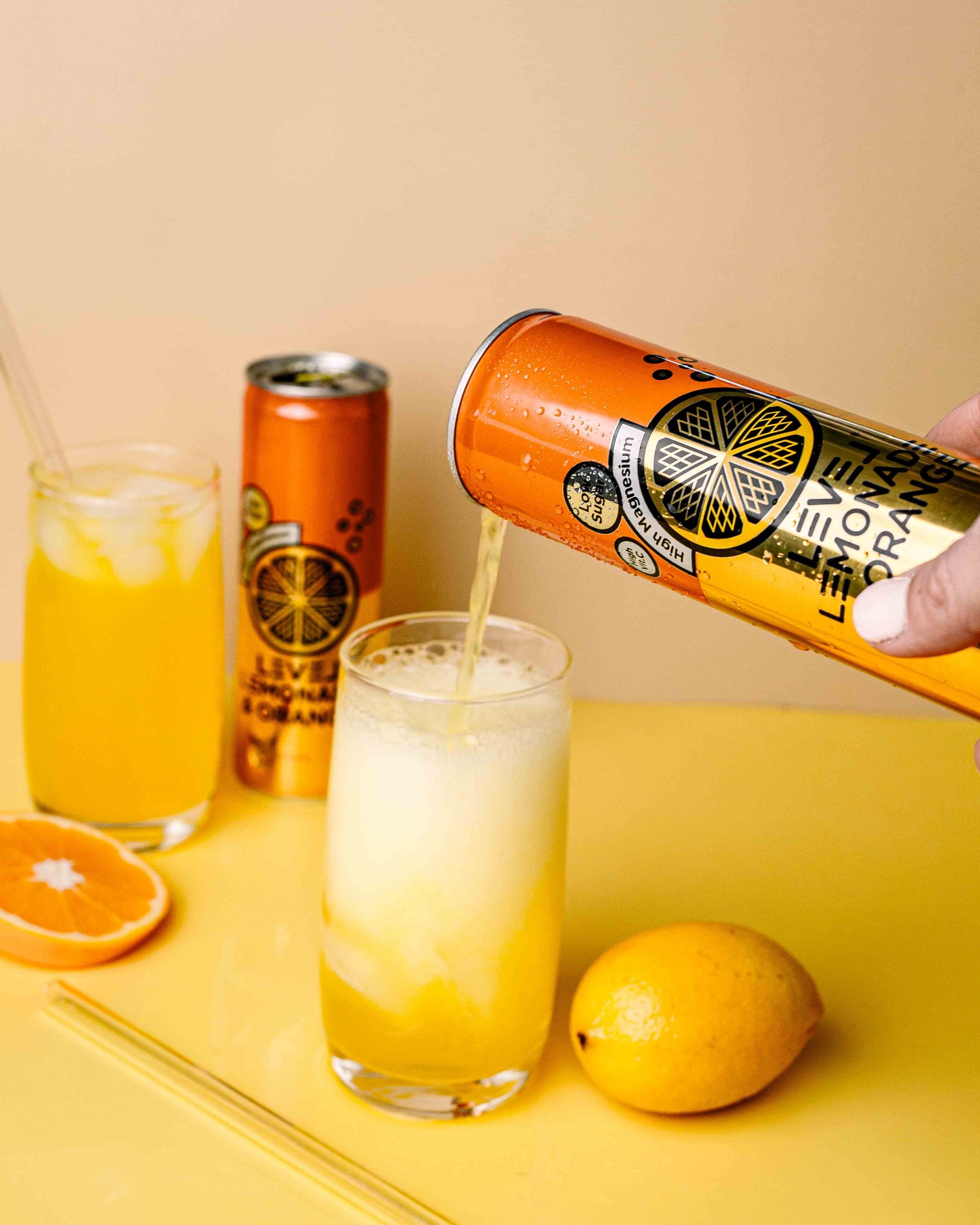 Grade Lemonade Orange Lemonade 12 Pack | High Magnesium | Level Lemonade – level ...